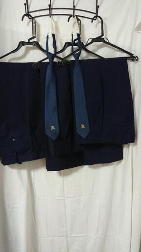 お値下げ　青森南中学  男 制服(カンコー) 170A パンツ三本、ネクタイ2本、シャツ4枚付きです！