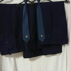 お値下げ 青森南中学 男 制服(カンコー) 170A パンツ三本、ネクタイ2本
