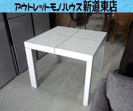 SIMPLE PLEASURE ダイニングテーブル 幅90cm ホワイト スクエアテーブル シンプルプレジャー 札幌市 東区 新道東店