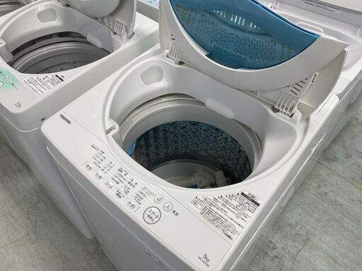 配送設置込み!　東芝5.0K  洗濯機　2018年製　分解クリーニング済み！！