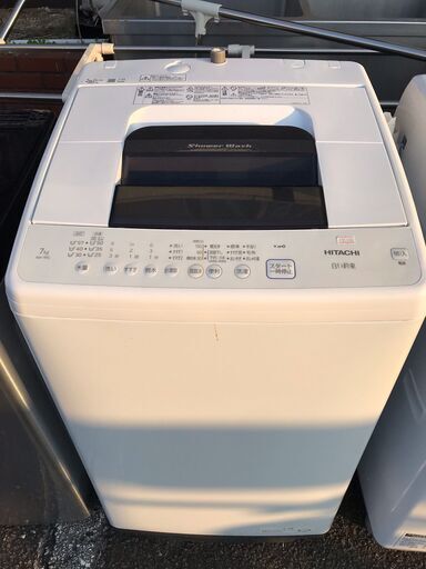 使用期間３ヶ月！！！　新品同様！！！　日立　７ｋ洗濯機　３９，９８０円（税込み）