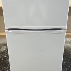 関東送料無料 動作確認済 MAXZEN 小型冷蔵庫 90L 2ド...