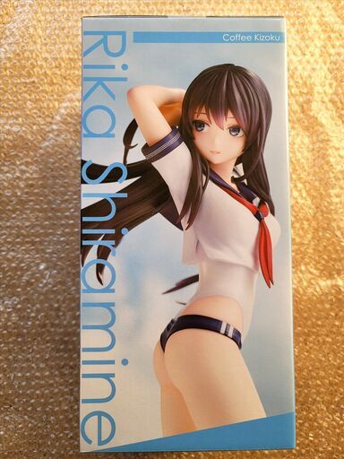 新品未開封 ユニオンクリエイティブ 珈琲貴族イラスト『白峰莉花ちゃん』 ノンスケール PVC&ABS製 塗装済み 完成品フィギュア