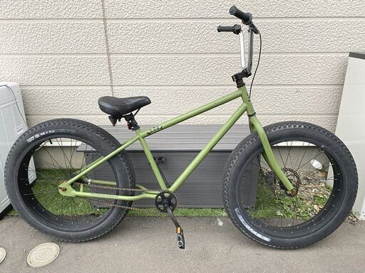 購入者が決まりました。■BRONX FAT BIKE ファットバイクARMY GREEN　26インチ　極太タイヤ コースターブレーキ