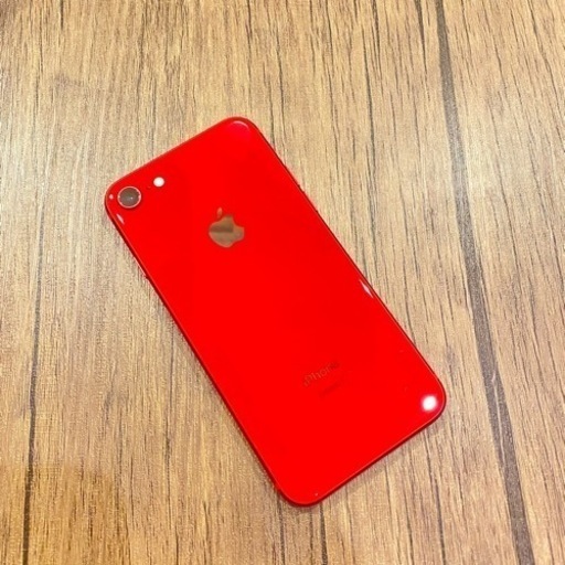 【値下げ】iPhone 8 RED 256 GB  SIMフリー 付属品付