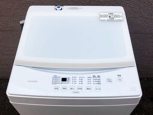 ㊱【税込み】アイリスオーヤマ 6kg 全自動洗濯機 IAW-T603WL 部屋干し