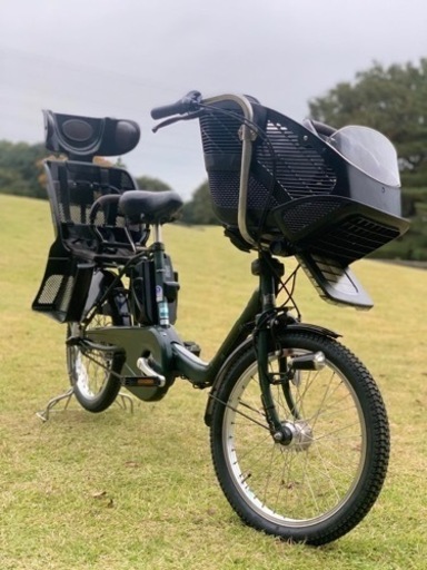 Ⅱ 4449 13.2A 新品日本製タイヤ　子供乗せ電動自転車　3人乗り