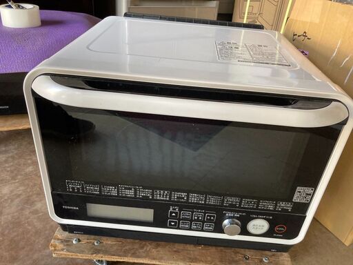 ☆中古￥11,000！【会員価格￥10,000】TOSHIBA　オーブンレンジ　家電　2018年製　ER-JZ40000(W)型　【BK056】