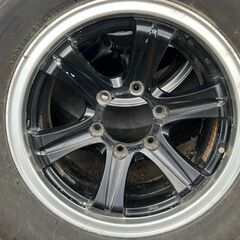 取引終了BSスタッドレスタイヤ＆ホイール 4本 16インチ 265/70R16 プラド等