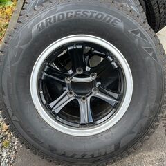 取引終了BSスタッドレスタイヤ＆ホイール 4本 16インチ 265/70R16 プラド等