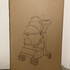 ペットカート 多機能 耐荷重20kg 多頭飼い バギー
