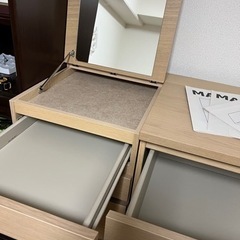 IKEAイケア マルムMARMチェストタンス 大きいのと小さいの合わせて2点 