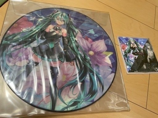 初音ミクのピクチャーレコードとCD
