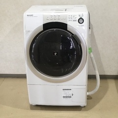ドラム式洗濯乾燥機 SHARP 訳アリ 引取限定❗️ Q11010