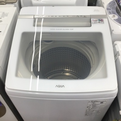 #K-26【ご来店頂ける方限定】AQUAの10、0Kg洗濯機です