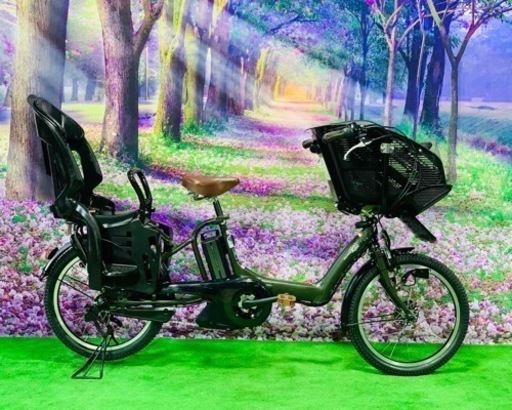 Ⅳ 4428 超高性能バッテリー8.7A 新品日本製タイヤ　子供乗せ電動自転車