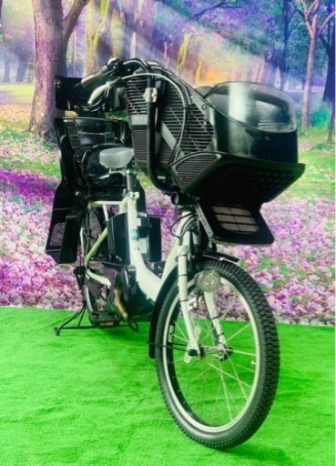 Ⅳ 4423 超高性能バッテリー12.8A 新品日本製タイヤ　子供乗せ電動自転車