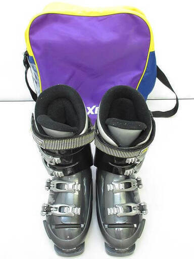 ss4257　ゲン　スキーブーツ　25.5cm　ダークグレー　GEN　スキー靴　スキー　ブーツ　くつ　黒系　FACTORY　EQUIPMENT　CarveLight