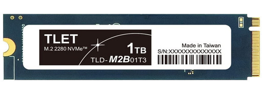 [新品]SSD 1TB PCIe Gen.3x4 M.2 2280 NVMe(TLD-M2B01T3) 東芝エルイートレーディング