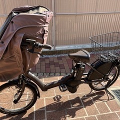 11/13まで ブリヂストン電動子乗せ自転車 2020年8月購入