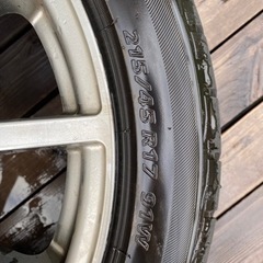 値下げ済み 希少WRX STI純正ホイール&タイヤ　4本セット(タイヤほぼ新品)