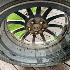 値下げ済み 希少WRX STI純正ホイール&タイヤ　4本セット(タイヤほぼ新品)