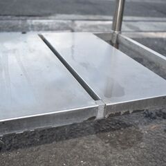 【ヤ取終了4/28】≪zy809≫FUJIMAK/フジマック 1槽シンク 60cm バックガード/棚板/排水管付き 排水籠無し 厨房/店舗/飲食店 41105-06 ヤ取終了4/28】≪zy809≫FUJIMAK/フジマック 1槽シンク 60cm バックガード/