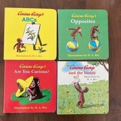 英語絵本　Curious George 4冊