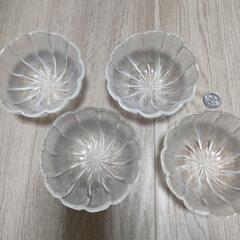 ガラス小鉢　４個セット　レトロ　