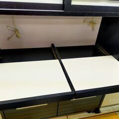 【リサイクルストアスターズ鹿大店】レンジボード　ブラック×ホワイト