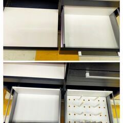 【リサイクルストアスターズ鹿大店】レンジボード　ブラック×ホワイト