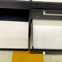 【リサイクルストアスターズ鹿大店】レンジボード　ブラック×ホワイト