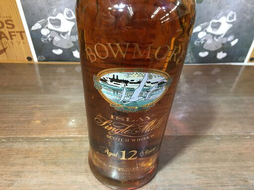 BOWMOA ボウモア シングルモルト カモメラベル 12年 43% 1000ml 未