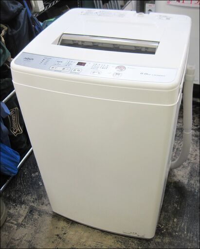 【￥20000-】アクア AQW-S60J 全自動洗濯機 2021年製