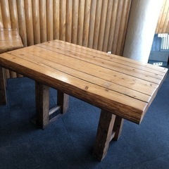 4人掛けテーブル　木製　
