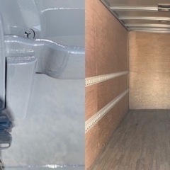 No.668 アルミバン 2ｔ ロング 車  アルミ 箱 バイク 倉庫 トラック コンテナ 米 保管庫 物置 DIY