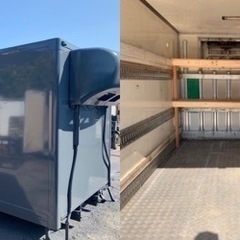 No.671 保冷バン 3ｔ 車  アルミ 箱 バイク 倉庫 トラック コンテナ 米 保管庫 物置 DIY