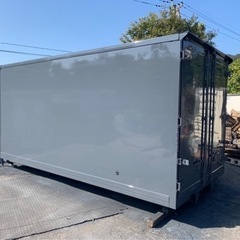 No.671 保冷バン 3ｔ 車  アルミ 箱 バイク 倉庫 トラック コンテナ 米 保管庫 物置 DIY