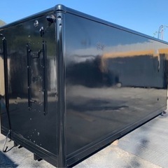 No.671 保冷バン 2ｔ ロング 車  アルミ 箱 バイク 倉庫 トラック コンテナ 米 保管庫 物置 DIY