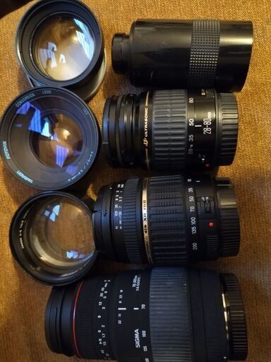 Canon EF ズーム3本、他4本
