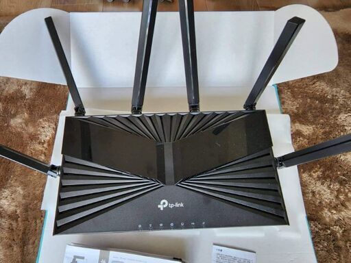 TP-Link WiFi ルーター WiFi6 PS5 対応 無線LAN 11ax AX4800 4324Mbps (5 GHz) + 574 Mbps (2.4 GHz) OneMesh対応 メーカー保証3年 Archer AX4800/A