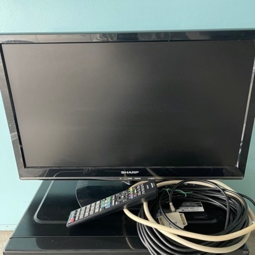 シャープ 液晶カラーテレビ ２２インチ　 SHARP AQUOS LC-22K20　2015年製