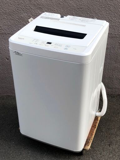 大きな取引 マクスゼン MAXZEN ㊳【税込み】21年製 5kg JW50WP01WH【PayPay使えます】 全自動洗濯機 洗濯機
