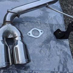 希少　KLC　デュアルセンター出しマフラー　ミラココア　ムーヴ　L675S　L175S　