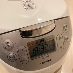 炊飯器「TOSHIBA 東芝」RC-10HK