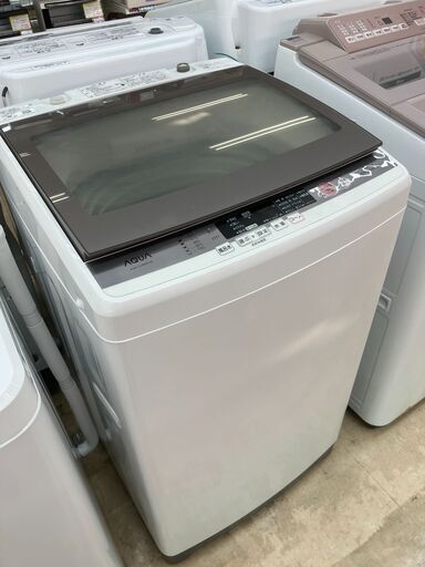 8㎏ 洗濯機 2019 AQW-GV800E AQUA No.3059● ※現金、クレジット、スマホ決済対応※