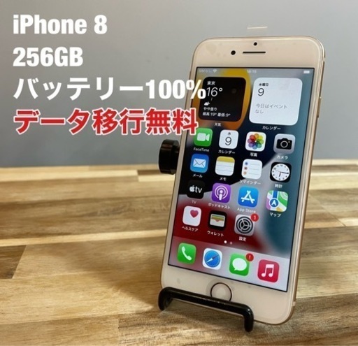 【バッテリー100%】256GB iPhone 8