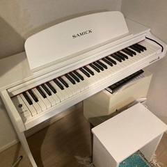 サミック　電子ピアノ　SAMICK 61鍵盤 ミニデジタルピアノ...