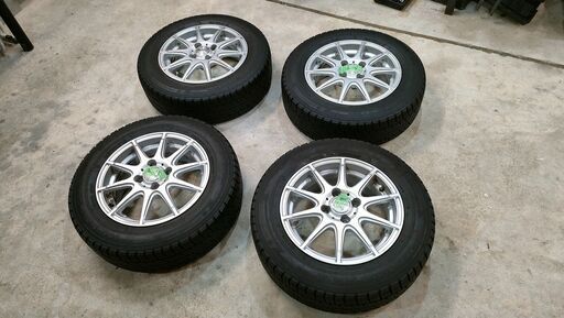 4本セット】スタッドレスタイヤ付きアルミホイール 175/70R14【イン
