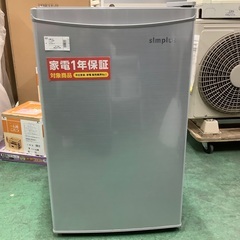 安心の1年保証付き！！ SIMPLUS 1ドア冷凍庫 SP-88LF1 2020年製 88L